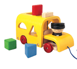 Wooden Sorting Bus (by Plan Toys)